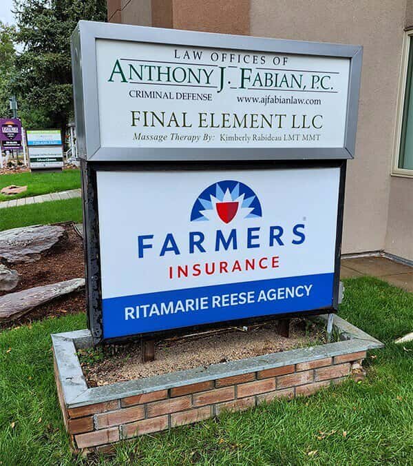 Custom monument sign